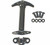 Secure Your Hood with Rugged Hood Latch | Durable Black Steel | Complete with Hardware