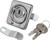 Secure Your Valuables with Sea Dog Lock Cylinder | Surface Mount, Keyed Lock | Made of 304 Stainless Steel/Zinc | Includes 2 Keys