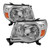Xtune Headlight Assembly Set | Crystal Clear Lens | Chrome Plated Housing | Enhances Look, High Quality, Limited Warranty