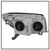 Enhance Your Vehicle's Appearance and Visibility | Xtune Halogen Headlight Assembly Set, Crystal Clear Lens, Black Housing