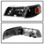 Xtune Headlight Assembly | Crystal Clear Lens | Black Housing | Set Of 2 | Greatly Enhances Vehicle Look