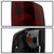 Red Smoke Lens Black Housing Tail Light Assembly Set - Enhances Vehicle Look | High Quality Material