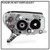 Xtune Projector Beam Headlight Assembly | Bar Style Daytime Running Light | HB3 High Beam/ H11 Low Beam | Clear Lens | Black Housing | DOT/SAE Approved