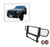 Black Horse Offroad Grille Guard 17EH26MA-PLFR Powder Coated; Black; Steel; Modular; 1-1/2 Inch Diameter; With Brush Guard; Without Skid Plate