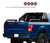 Black Horse Offroad Truck Bed Bar GLRB-01B-PLFR Gladiator; 3 Inch Tubular; Fits Up To 40 Inch Light Bar; With Two Red 5.3 Inch Round LED Flood Lights; With Third Brake Light; With Bed Rails; Powder Coated; Black; Steel