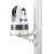 Secure & Compact Flir M300 Camera Mount | White Aluminum | Mast Fit | Safety Wire Kit