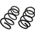 Moog Chassis Coil Springs Set Of 2 | OE Replacement, Easy Install, 100% Load Tested