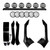KC Hilites Xross Overhead Mount | Fits Up to Nine 4 Inch Lights | Powder Coated Black