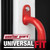 Red Steel Interior Grab Bar | Van Entry Assistance | Universal Fitment