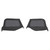 Overland Vehicle Systems Soft Top Door Skin 14019935T King 4WD Premium; Fits OEM Door Frames; Black Diamond; Fabric; With Tintied Windows; Set of 2