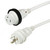 Marinco Power Cord | Heavy Duty 30 Amp 125 Volt 50ft | Watertight, UL Approved, Marine-Grade, Easy Lock System