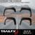 Ultimate Protection with TFX Pocket Style Fender Flares | Black Smooth Finish | Extended Tire Coverage