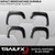 Ultimate Protection with TFX Pocket Style Fender Flares | Black Smooth Finish | Extended Tire Coverage