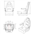 Taco Boat Seat | Premium Helm Bucket Seat with Armrests | Ergonomic Support | Sporty Back Rest Cutouts