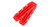 MAXTRAX MKII Traction Mat | 45x13x3-1/2, Red | UV-Stabilized Nylon Reinforced Plastic | Lightweight & Durable