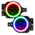Oracle Lighting Driving/Fog Light 5847-334 Driving/Fog Light; LED Bulb; ColorSHIFT - No Controller LED Halo; Round; 20 Watt Bulbs Draw 2 AMP At 12 Volt; 3000 Raw Lumens; Black Bezel/Housing; Bolt Mount; Set Of 2; With Plug And Play Wiring Adapters