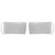 Toyota Tundra Bumper Cover 2014-2021 | Super White ABS Plastic, Sensor Holes, Easy Install