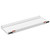 Premium Heavy Duty 36" Van Storage Shelf | Brite White Finish | 4 Dividers | Steel