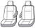 Protect Your Seats with Covercraft SeatSaver | Waterproof Polyester Seat Covers | Gray | Set Of 2