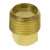 Premium Brass Boat Drain Plug | 1/2 Inch NPT Threaded | Garboard Type