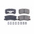 Power Stop Brake Pad 17-868 Z17 Evolution; FMSI Number D868; Ceramic Brake Pads; Set Of 4; With Premium Stainless Steel Hardware
