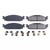 Power Stop Z17 Evolution Brake Pad | D1376 Ceramic Set of 4 | Stainless Steel Hardware