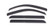 Loud Descriptive Smoke Acrylic Ventvisor | Fits Your Vehicle Perfectly | Set of 4