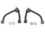 Whiteline Control Arm KTA316 Tubular; Adjustable; Black; Steel; Set Of 2