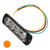 Oracle Lighting Strobe Light Kit 3510-005 4 LED Lights; Black Rectangular Housing; Clear Lens; Amber Bulb; Flush Mount; 12 To 24 Volt; 2 Watt; 19 Flash Pattern; ECE R10 Class 1 Certification