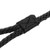 T-H Marine Boat Dock Line BE-CO-52873-DP Double Braided; UV/Abrasion Resistant; 3700 Pound Breaking Strength/740 Pound Safe Working Load Capacity; 3/8 Inch Diameter x 25 Foot Length; Black; Premium Nylon; 12 Inch Spliced Eye End