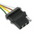 T-H Marine Trailer Wiring Connector Extension BE-TR-59380-DP 4-Way Trunk Side Connector; 4 Pole Male And Female Trailer Ends; Color Coded Wires; 24 Inch Length; 12 Volt DC
