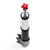 QA1 Coil Over Shock Absorber HS05 Proma Star; Rebound Valve Single Adjustment; Ride Height Adjustable Lowers 0 Inch To 2 Inch; 200 Pounds Per Inch Spring Rate; Silver Shock Body With Black Springs; With 2 Struts/Springs/Caster Camber Plates/Hardware