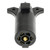 T-H Marine Trailer Wiring Connector Adapter BE-TR-59395-DP 7 Way Round Style Wire To 5 Way Flat; 12 Volt DC; Black