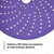 3M Sanding Disc 31483 Hookit; Purple; Ceramic; 6 Inch Outer Diameter; Paper Backing; 320 Grit; Hook And Loop Type Attachment; Dry; Box Of 50