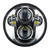Oracle Lighting Headlight Assembly 6913-504 LED Bulb; 2550 Lumens Low Beam And 3400 Lumens High Beam; Sealed Beam; H4 Bulb; 30 Watt Low Beam And 40 Watt High Beam; 5-3/4 Inch Round; Chrome Housing; Single