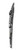 Hella Windshield Wiper Blade 858083211 21 Inch; Conventional Style; Steel Frame; Natural Rubber Blade; Black; Standard; Single; With Pre Attached Universal Adapter; For J-Hook Applications
