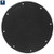 T-H Marine Boat Deck Plate SDP-1-DP Screw Down; 5-5/8 Inch Outer Diameter; Matte Black; Polypropylene; Single