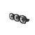 KC Hilites Light Bar 91413 Gravity Titan; LED Bulb; 20 Inch Length; Spot/Wide-40 Combo Beam; Clear Lens; Amber Dust Light; Black Housing