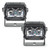 Oracle Lighting Spotlight 5921-2-001 VEGA SERIES; 20 Watt LED; Powder Coated Aluminum Housing; White; 1.35 Amps; Polycarbonate Lens; 2000 Raw Lumens; Deutsch DT 2-Pin Connector Type; With Stainless Steel Mounting Hardware; Set Of 2