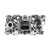 Edelbrock Intake Manifold 7101-CP Performer; For Use With 1986 And Earlier Chevy 262-400 Engines; Carbureted Single Four Barrel; Dual Plane; 1500-6500 RPM; Chrome Plasma; Aluminum; Non-EGR