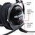 Rugged Radios Headphones H22-STX Ultimate; Hard Wired Coil Cord; Adjustable; Carbon Fiber; With Cloth Ear Covers