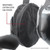 Rugged Radios Headphones H22-STX Ultimate; Hard Wired Coil Cord; Adjustable; Carbon Fiber; With Cloth Ear Covers