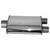 Dynomax Exhaust Muffler 17519 Ultra Flo; 3 Inch Center Inlet; 2-1/2 Inch Dual Outlet; 14 Inch Case Length/19 Inch Overall Length