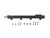 Skunk 2 Fuel Injector Rail 350-05-5000 Aluminum; 0.625 Inch Diameter Bore; 8 AN Inlet And 8 AN Outlet