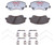 Superior Performance Brake Pad Set | Fit 2018-2022 Hyundai Accent Kia Rio | With Mounting Hardware
