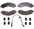 Raybestos Brakes Brake Pad SP2250ATRH Specialty - Truck; OE Replacement; Ceramic; Set Of 4; With Mounting Hardware