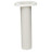 T-H Marine Fishing Rod Holder RH-2FW-DP Flush Mount; 90 Degree Flat Top Holds Single Rod; White; 9-1/2 Inch Overall Length; 2 Inch Diameter Hole