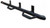 N-Fab Nerf Bar - Truck Wheel To Wheel F1596CC W2W Series; With Drop Down Steps; Without Bed Step; 3 Inch Round Bent; Black Gloss Powder Coated Steel; Without End Caps; Rocker Panel Mount