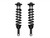 Icon Vehicle Dynamics Coil Over Shock Absorber 58680 2.5 Series; Non Adjustable Valving; 1-1/4 To 3 Inch Lift; Pigtail Spring; Black/Silver; Without Remote Reservoir; Set Of 2; Additional Parts Required For Installation See Required Parts
