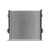 Mishimoto Radiator R13210 OE Replacement; 25 Inch Length x 26.12 Inch Height Overall Dimension; Single Core Row; Crossflow; 1.56 Inch Inlet X 1.56 Inch Outlet; With Transmission Cooler